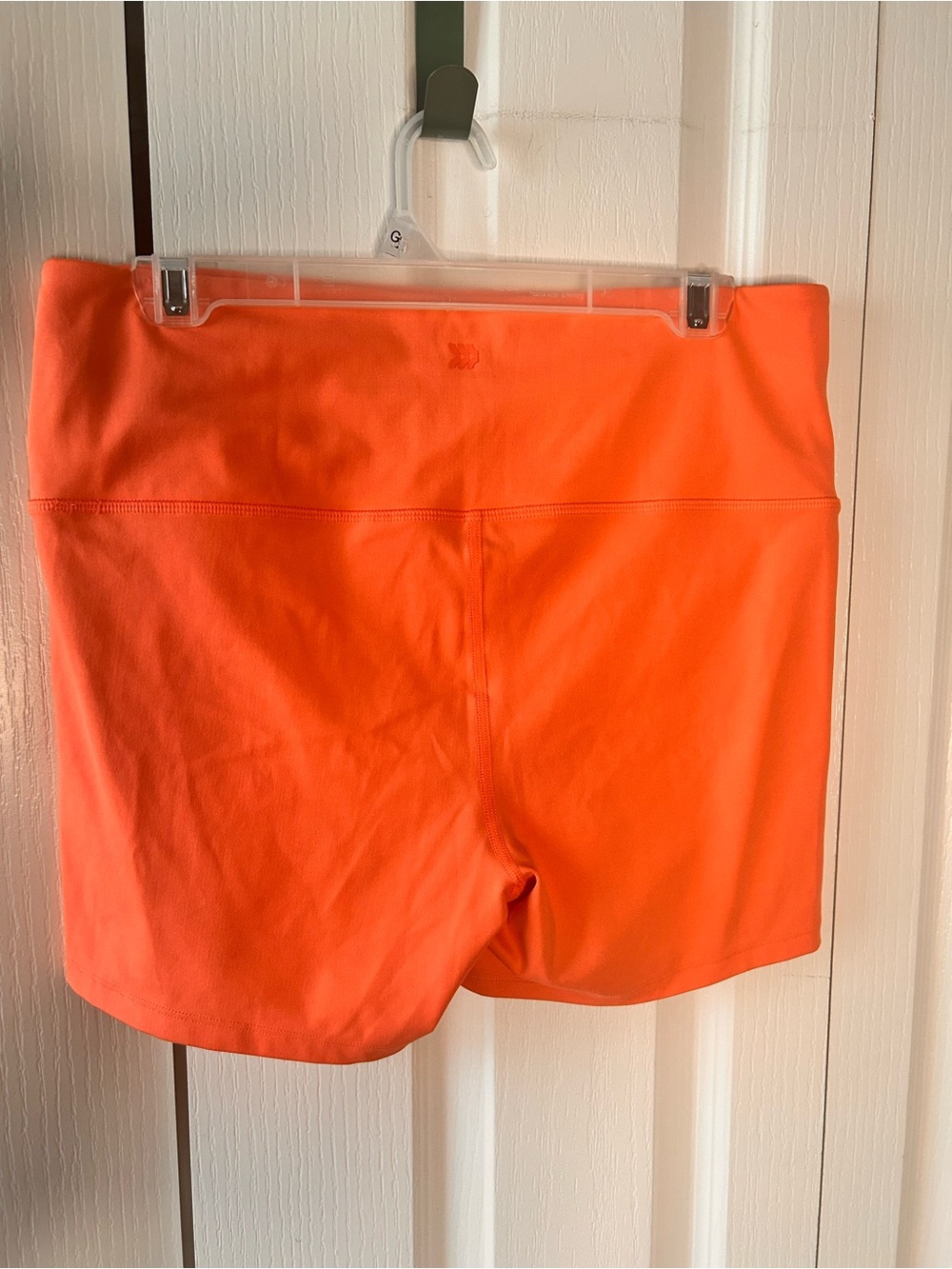 All in Motion Women’s XL High-Waist Athletic Bike Shorts Bright Orange Inseam 5” - Picture 3 of 5